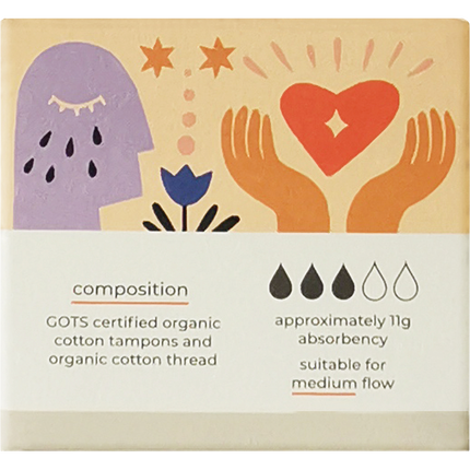 Organic Cotton Tampons Regular