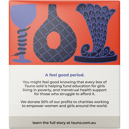 Natural Bamboo Pads Regular Winged & Ultra Thin