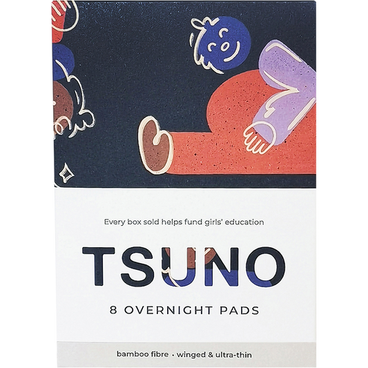 Natural Bamboo Pads Overnight Winged & Ultra Thin