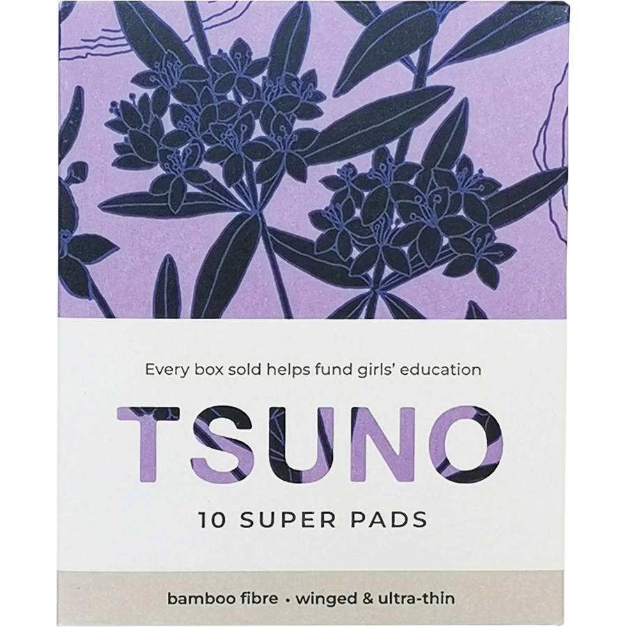 Natural Bamboo Pads Super Winged & Ultra Thin