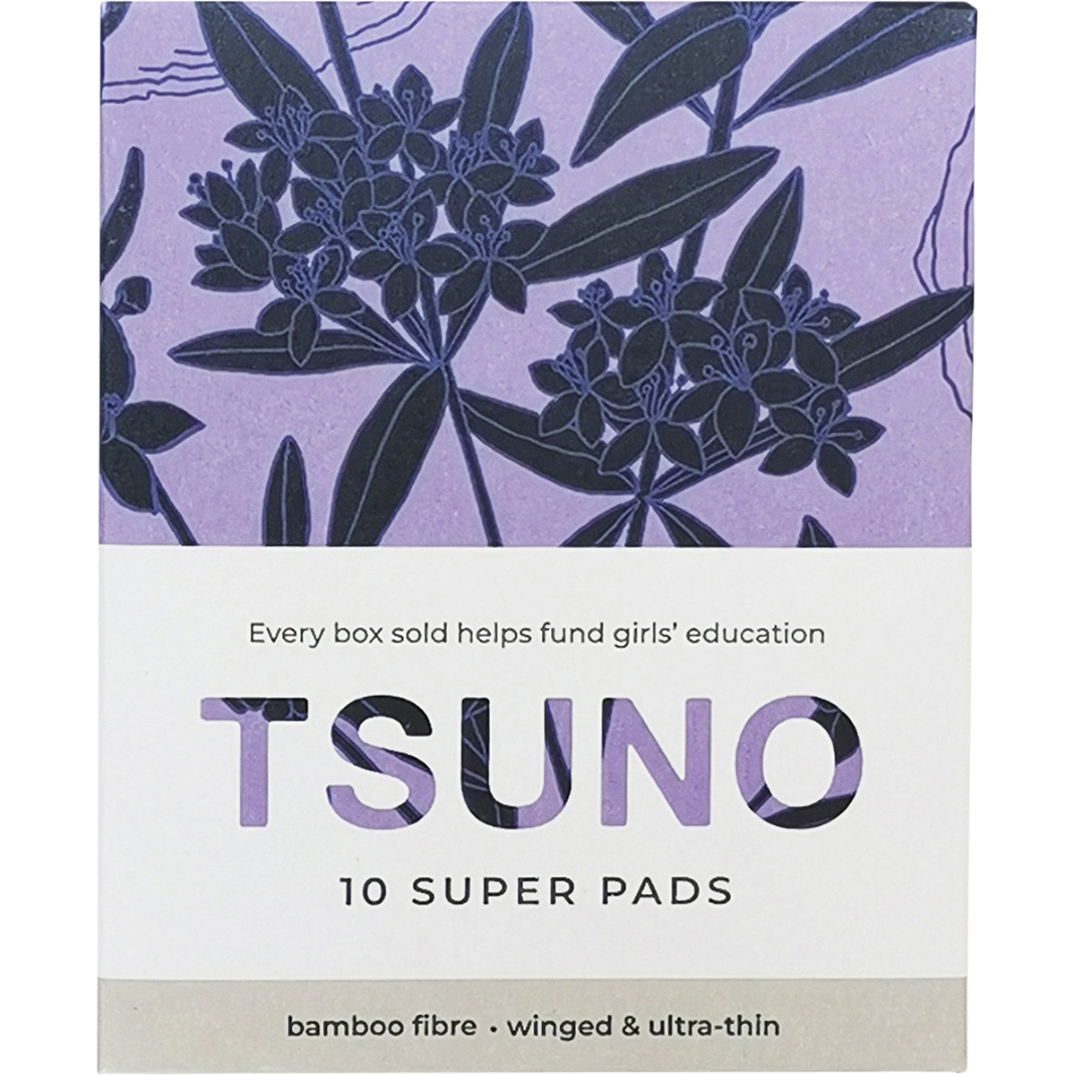 Natural Bamboo Pads Super Winged & Ultra Thin