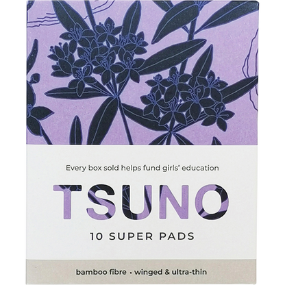 Natural Bamboo Pads Super Winged & Ultra Thin