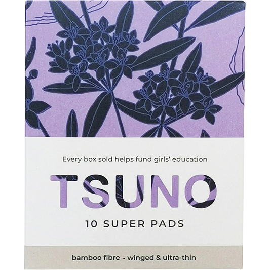 Natural Bamboo Pads Super Winged & Ultra Thin