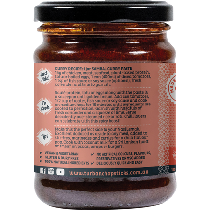 Curry Paste Sambal Vegan