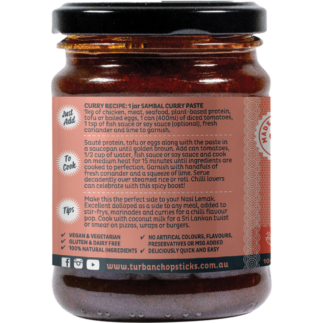 Curry Paste Sambal Vegan