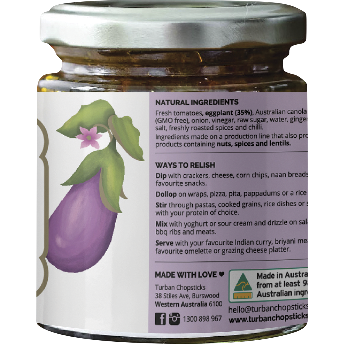 Chutney Eggplant