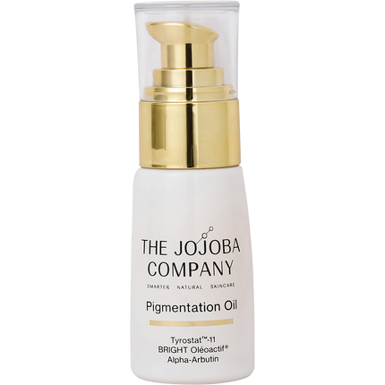 Close up texture of The Jojoba Company Pigmentation Oil lightweight facial oil