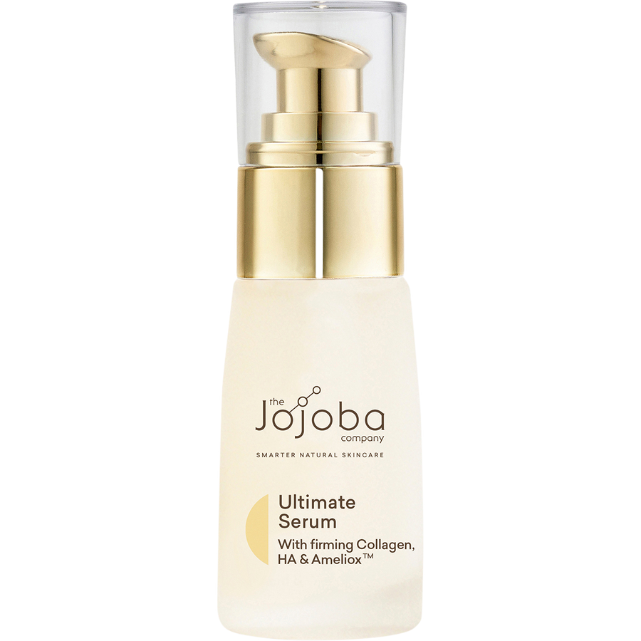 Close up texture of The Jojoba Company Ultimate Serum lightweight anti ageing formula