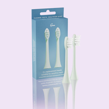 Gem Care Electric Toothbrush Replacement Heads Mint
