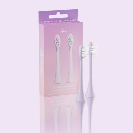 Gem Care Electric Toothbrush Replacement Heads Rose