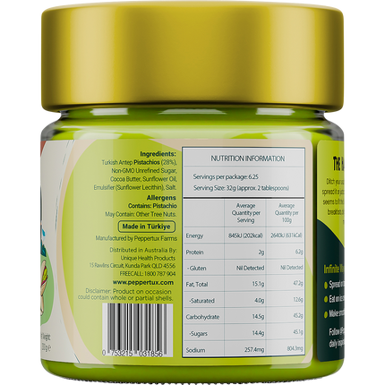 Authentic Turkish pistachio cream made with premium pistachios