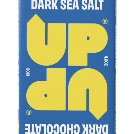 UP-UP Chocolate Dark Sea Salt Chocolate Bar – 130g