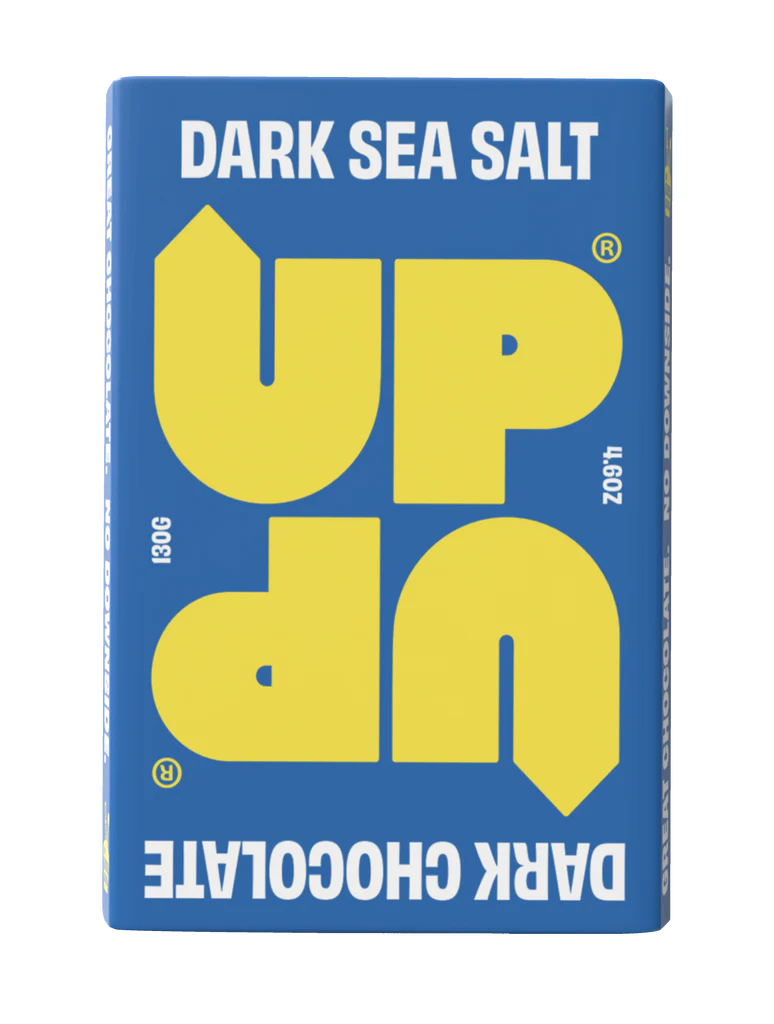 UP-UP Chocolate Dark Sea Salt Chocolate Bar – 130g