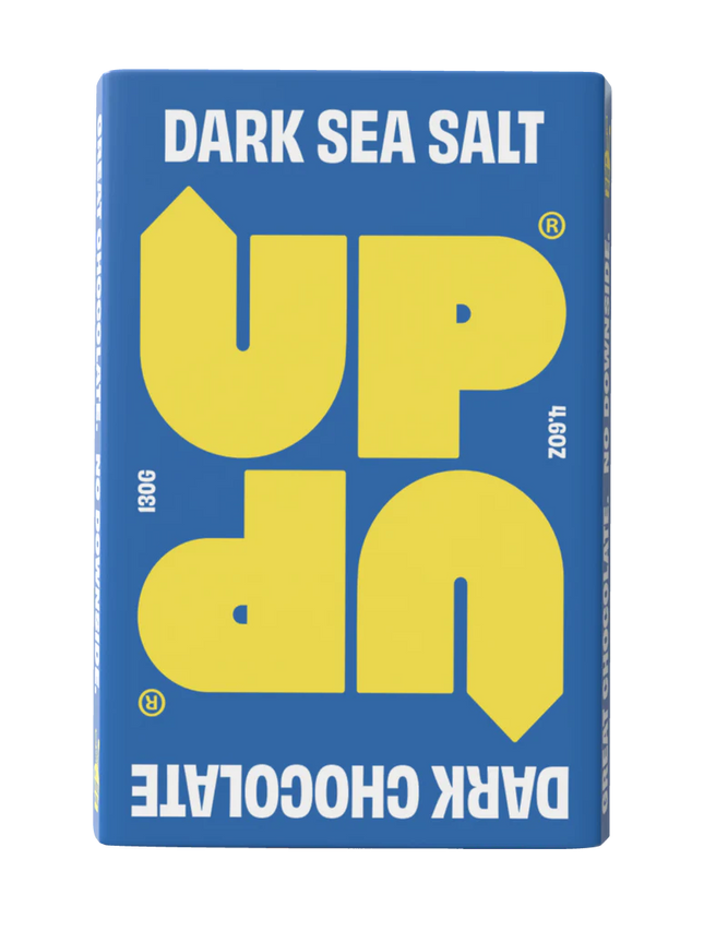 UP-UP Chocolate Dark Sea Salt Chocolate Bar – 130g