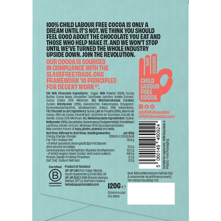 Up Up Original Milk Chocolate 130g