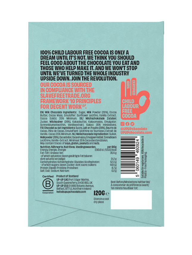 Up Up Original Milk Chocolate 130g