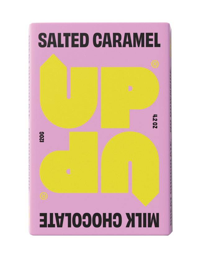 Up Up Salted Caramel Milk Chocolate 130g