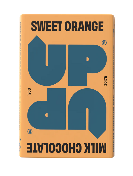 UP-UP Chocolate Sweet Orange Milk Chocolate Bar -130g