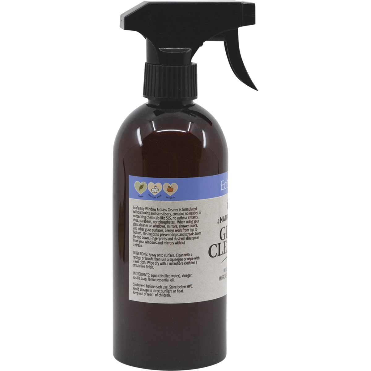 Glass Cleaner Eco Family Windows, Mirrors, Showers