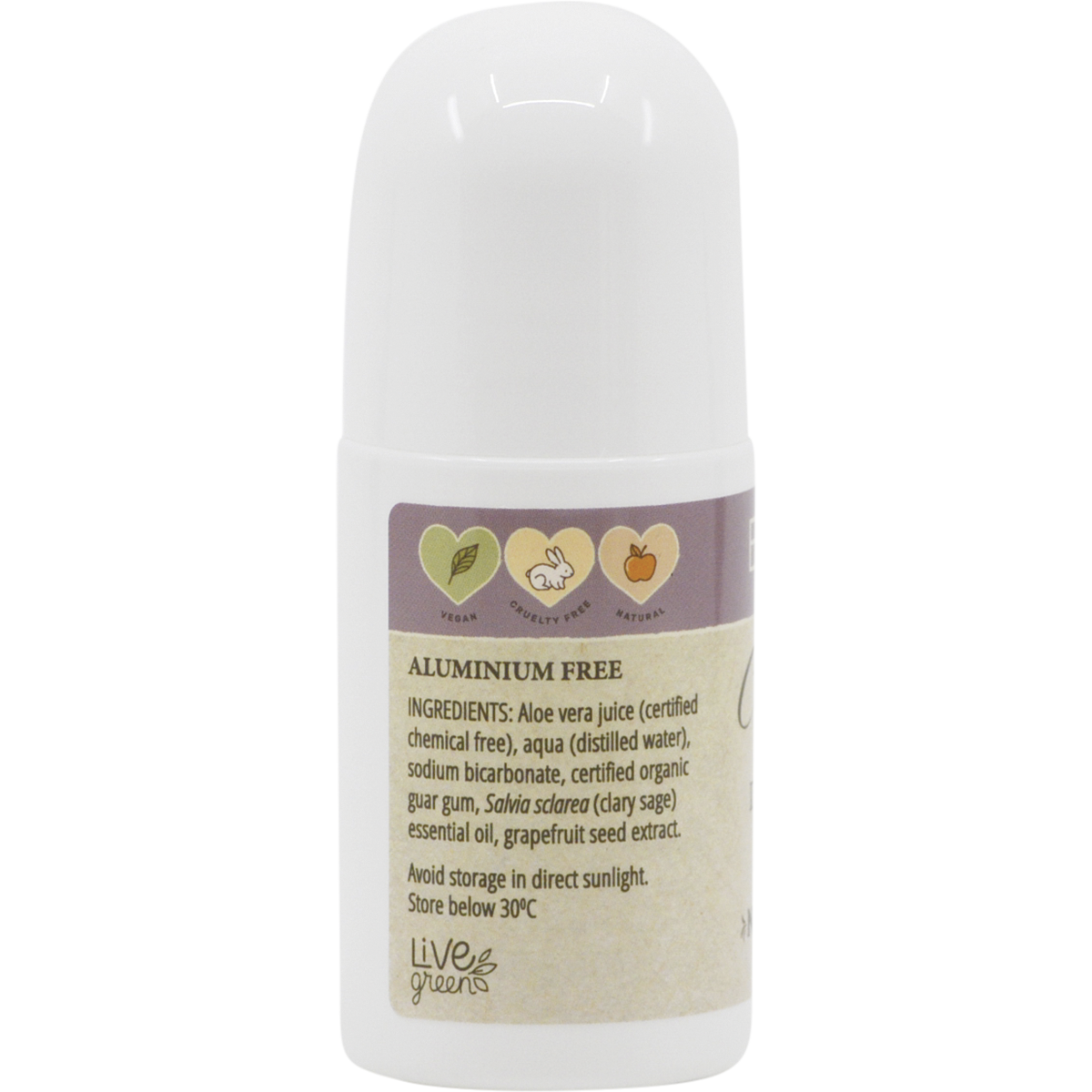 Roll-On Deodorant Eco Family Clary Sage Aluminium Free