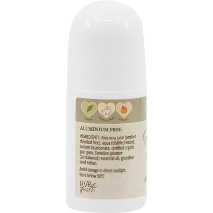Roll-On Deodorant Eco Family Sandalwood Aluminium Free