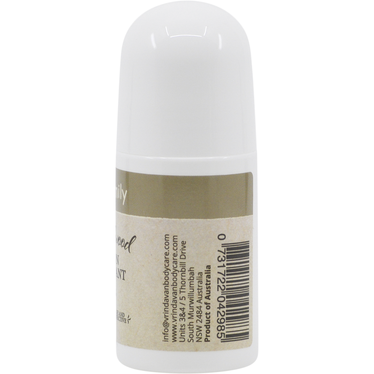 Roll-On Deodorant Eco Family Sandalwood Aluminium Free