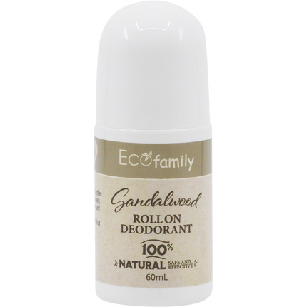Roll-On Deodorant Eco Family Sandalwood Aluminium Free