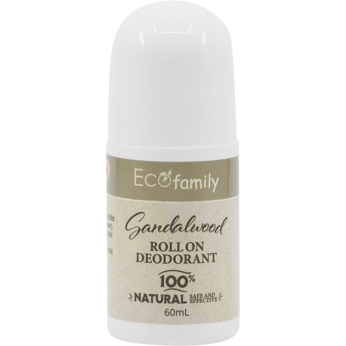 Roll-On Deodorant Eco Family Sandalwood Aluminium Free