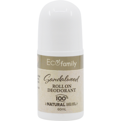 Roll-On Deodorant Eco Family Sandalwood Aluminium Free