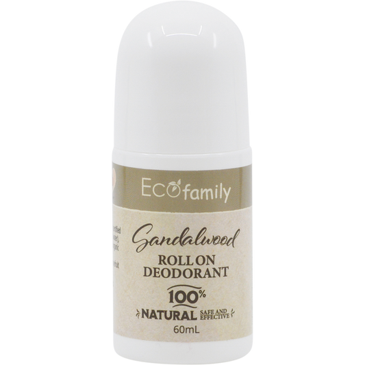 Roll-On Deodorant Eco Family Sandalwood Aluminium Free