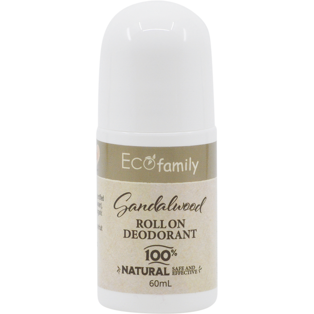 Roll-On Deodorant Eco Family Sandalwood Aluminium Free