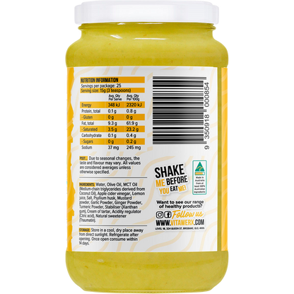 Keto Mayo Living On The Edge Turmeric, Ginger & Garlic