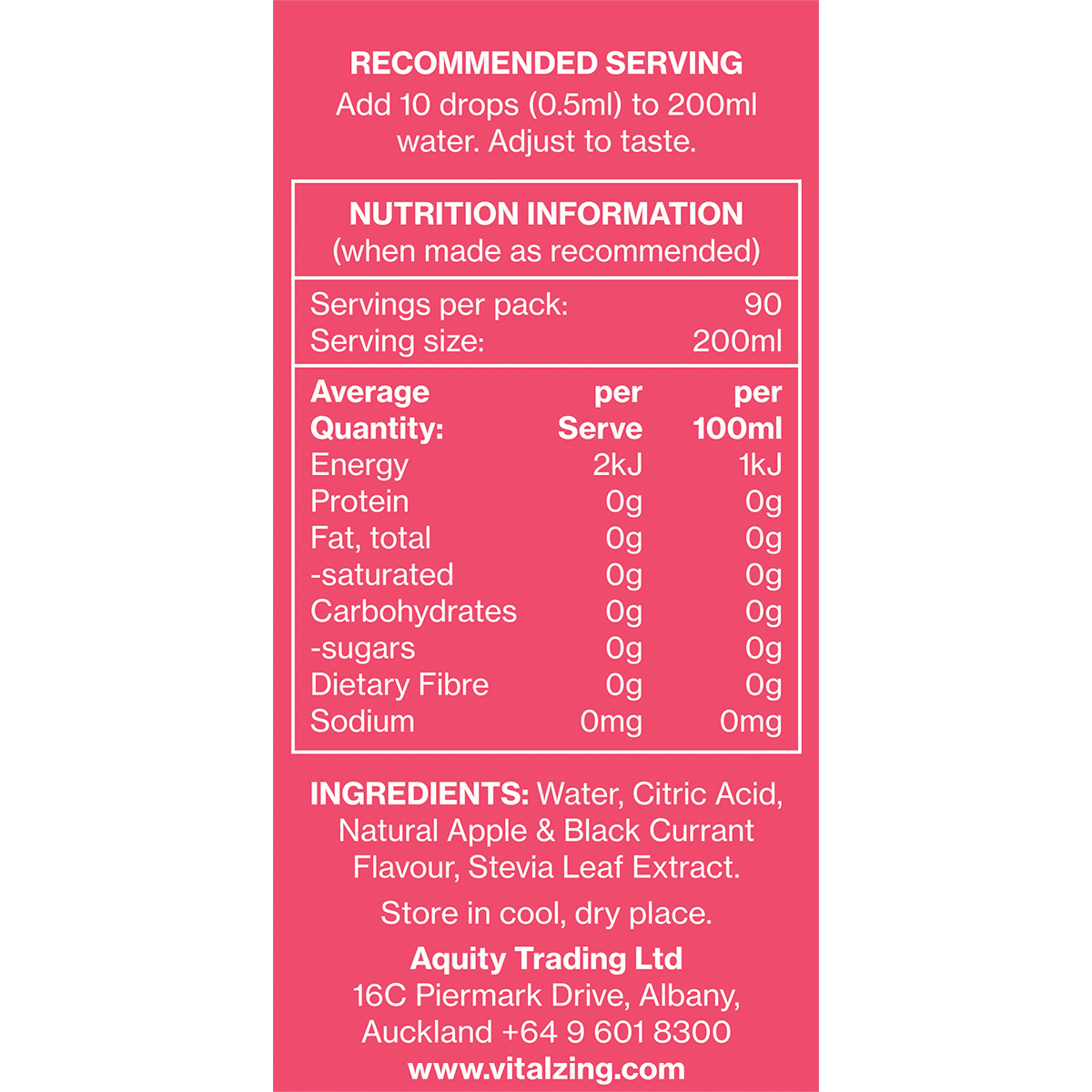 Water Drops Apple & Blackcurrant