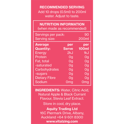 Water Drops Apple & Blackcurrant