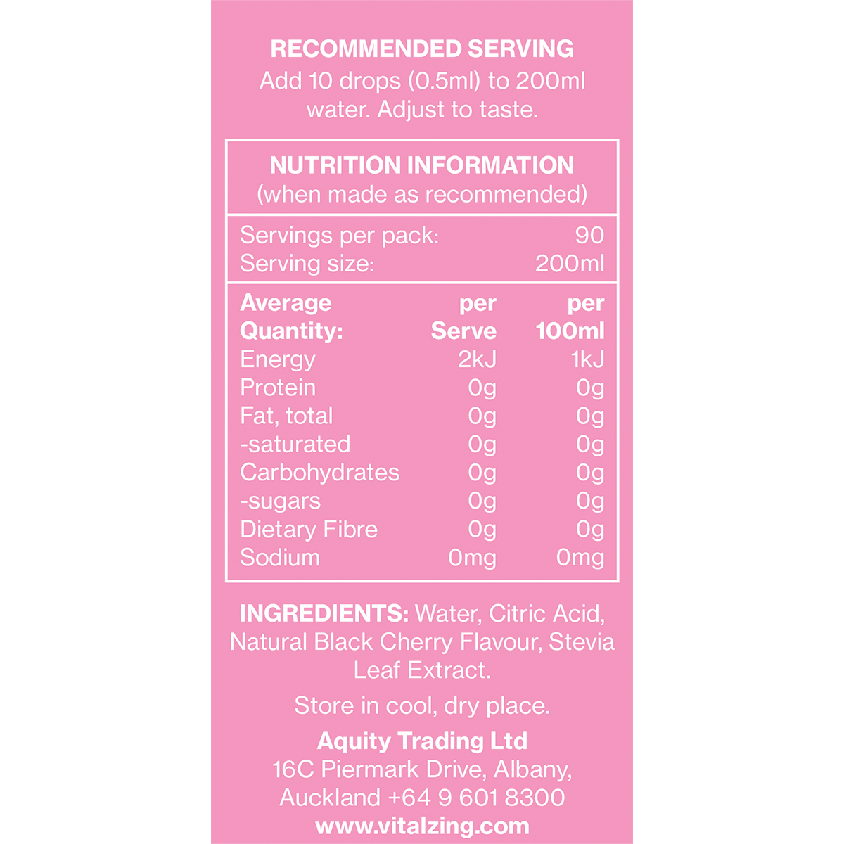 Water Drops Black Cherry