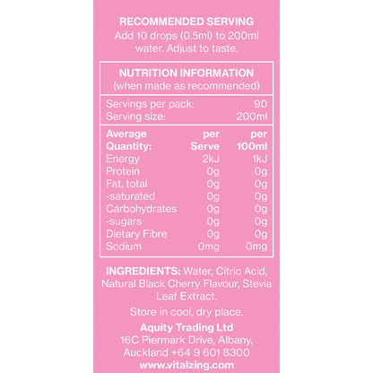 Water Drops Black Cherry