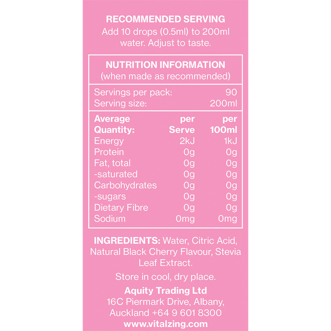 Water Drops Black Cherry