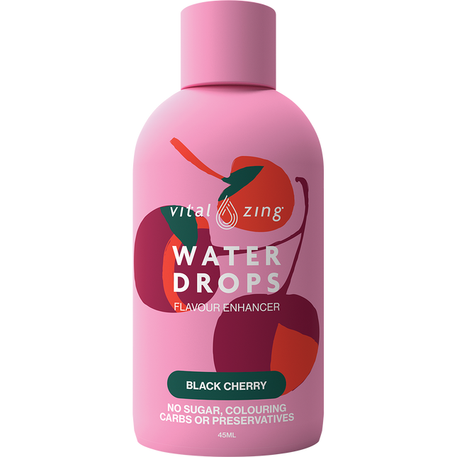 Water Drops Black Cherry