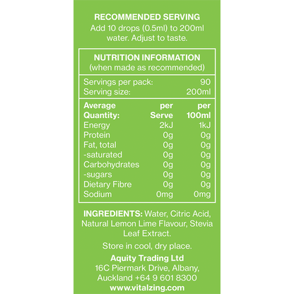 Water Drops Lemon & Lime