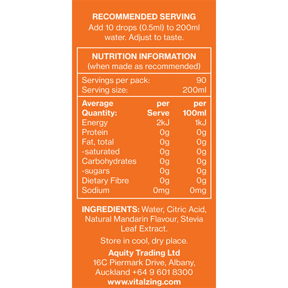 Water Drops Mandarin