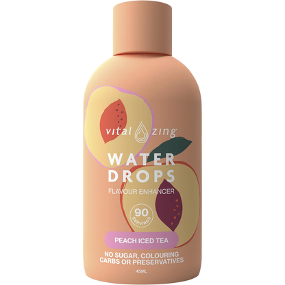 Water Drops Peach Iced Tea