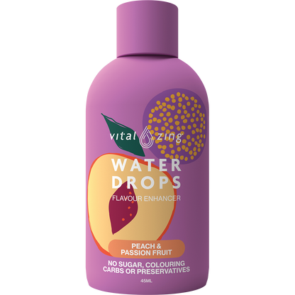 Water Drops Peach & Passionfruit