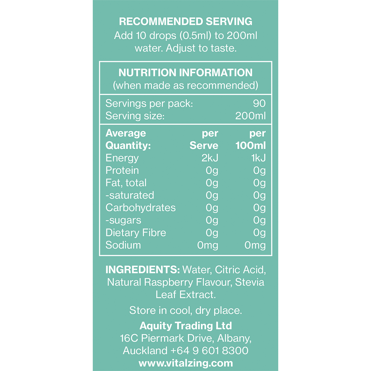 Water Drops Raspberry