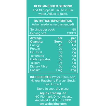 Water Drops Raspberry