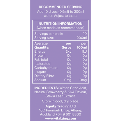 Water Drops Strawberry & Kiwi