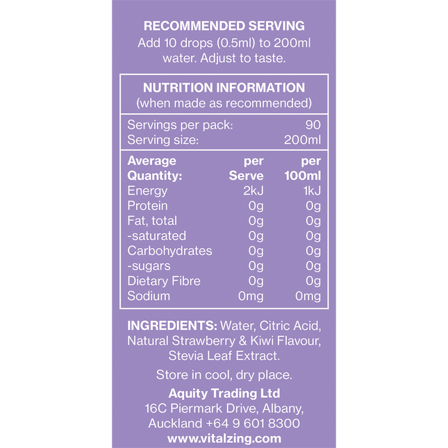 Water Drops Strawberry & Kiwi