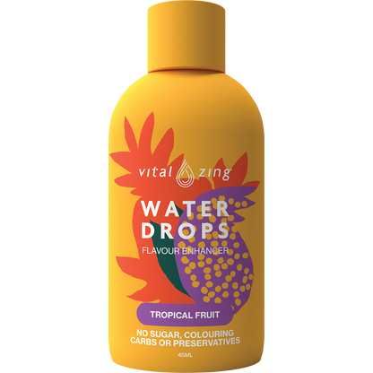 Water Drops Tropical Fruit