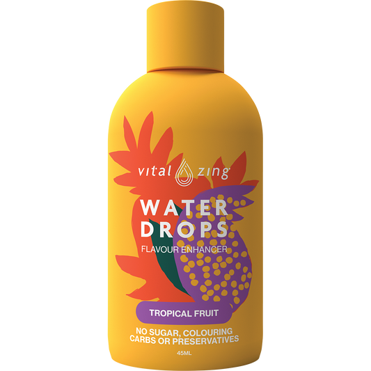 Water Drops Tropical Fruit