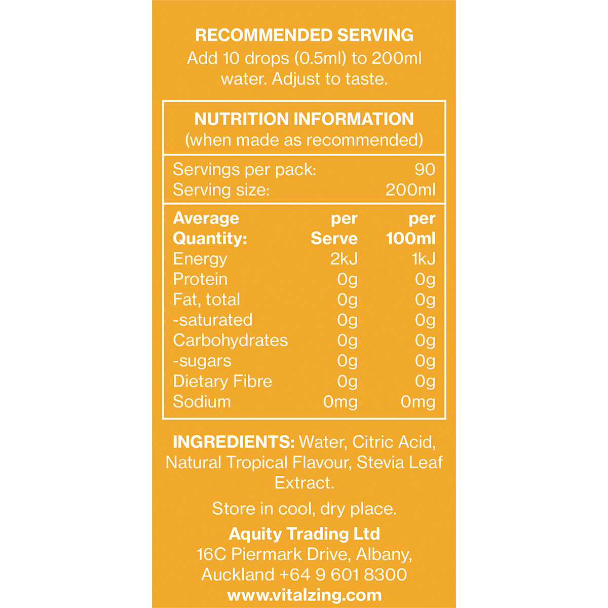 Water Drops Tropical Fruit