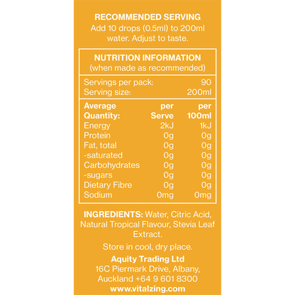 Water Drops Tropical Fruit